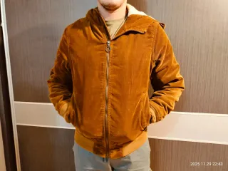 Chaqueta de pana con borreguito Lefties talla M