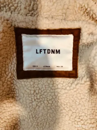 Chaqueta de pana con borreguito Lefties talla M