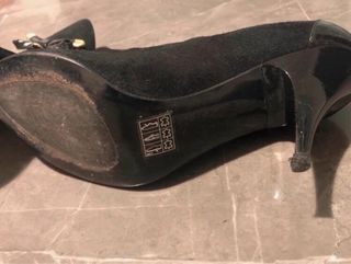 Scarpe Santoni Nere Tg 37.5