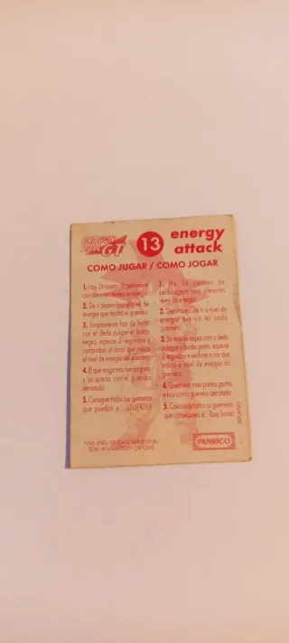 Cartas Dragon Ball