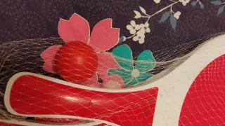 Raquetas Coca cola y pelota