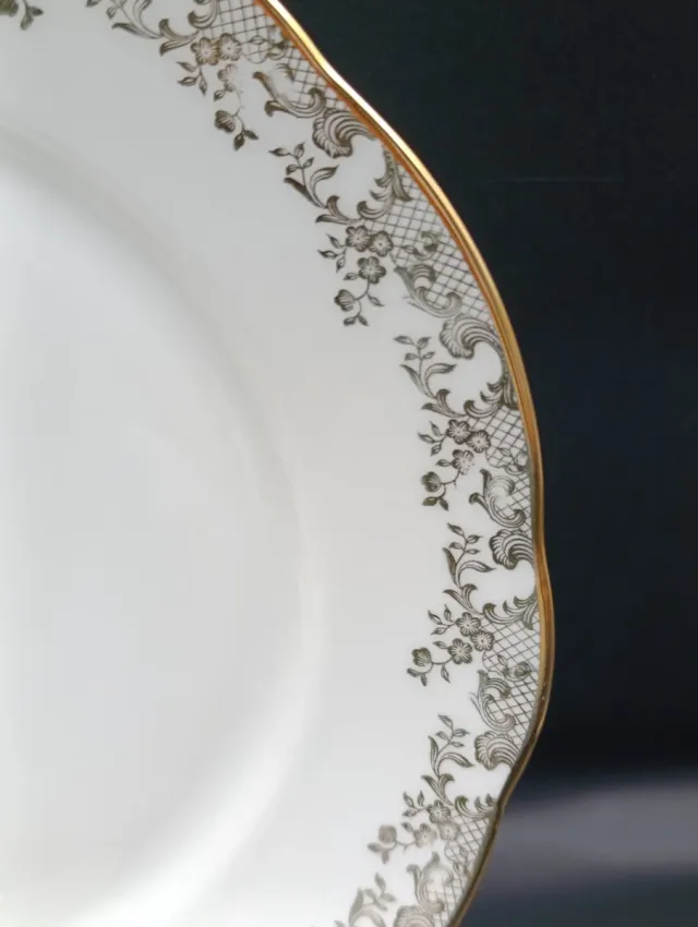 Set 12 platos porcelana francesa Bayona