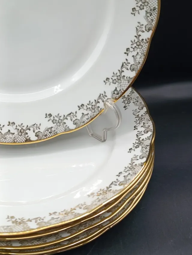 Set 12 platos porcelana francesa Bayona