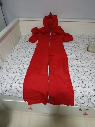 Mono de nieve para niño rojo 14 años