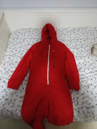 Mono de nieve para niño rojo 14 años