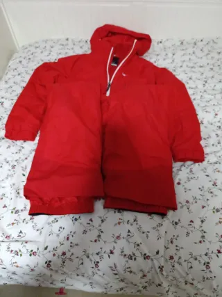 Mono de nieve para niño rojo 14 años