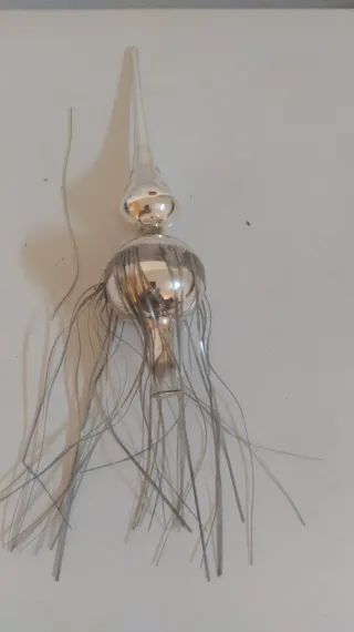 Addobbi Natalizi Vetro Blu