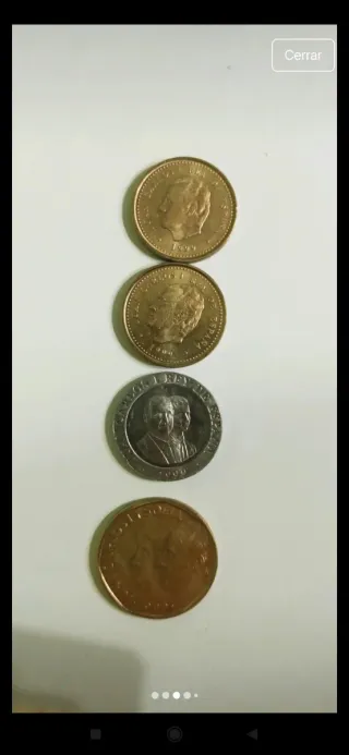 Moneda de 1999 s/c (500,200,100,100,50,25,10,5 y 1