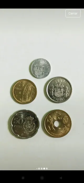 Moneda de 1999 s/c (500,200,100,100,50,25,10,5 y 1