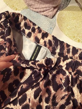 Pantalón estampado leopardo