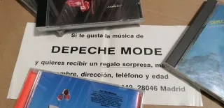 DEPECHE MODE LOTE 4 CDS + FLYER PROMO