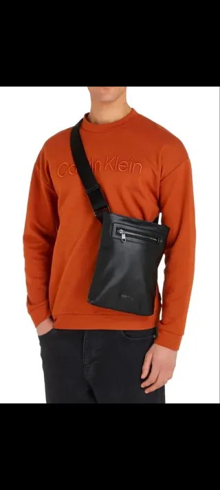 Bolso Calvin Klein Negro , bandolera unisex