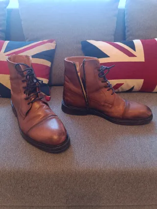 Botas Mango Hombre Talla 44 Marrones