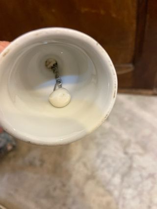 Campana decorativa oro e blu