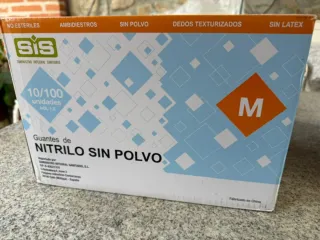 Guantes Nitrilo Sin Polvo Talla M y L
