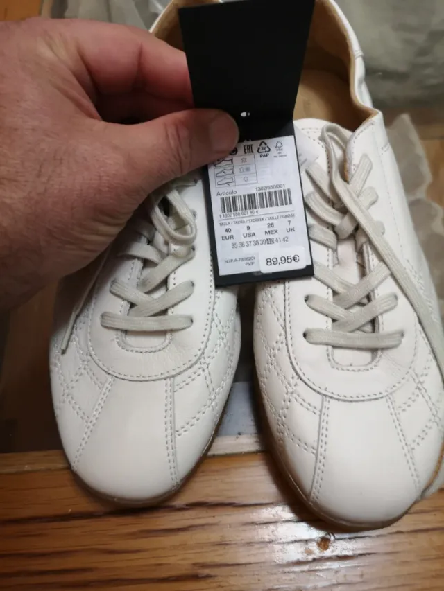 Zapatillas Massimo Dutti Blancas