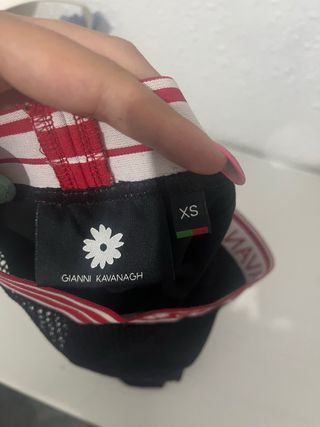 Falda Gianni Kavanagh Negra Malla