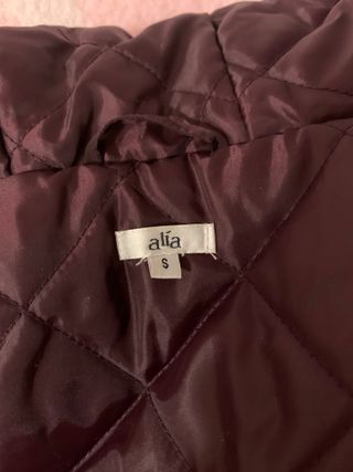 Abrigo premamá lila/morado talla S