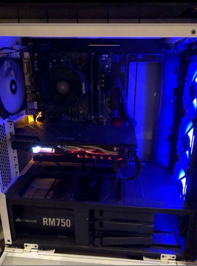 PC Gaming Ryzen 7 GTX 1080 16GB RAM SSD NVMe