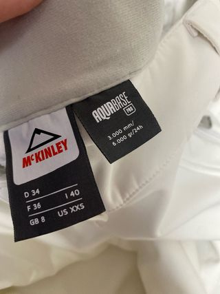 Pantalones de esquí blancos