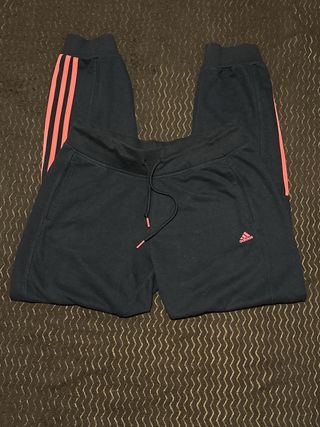 Chándal Adidas Negro y Rosa