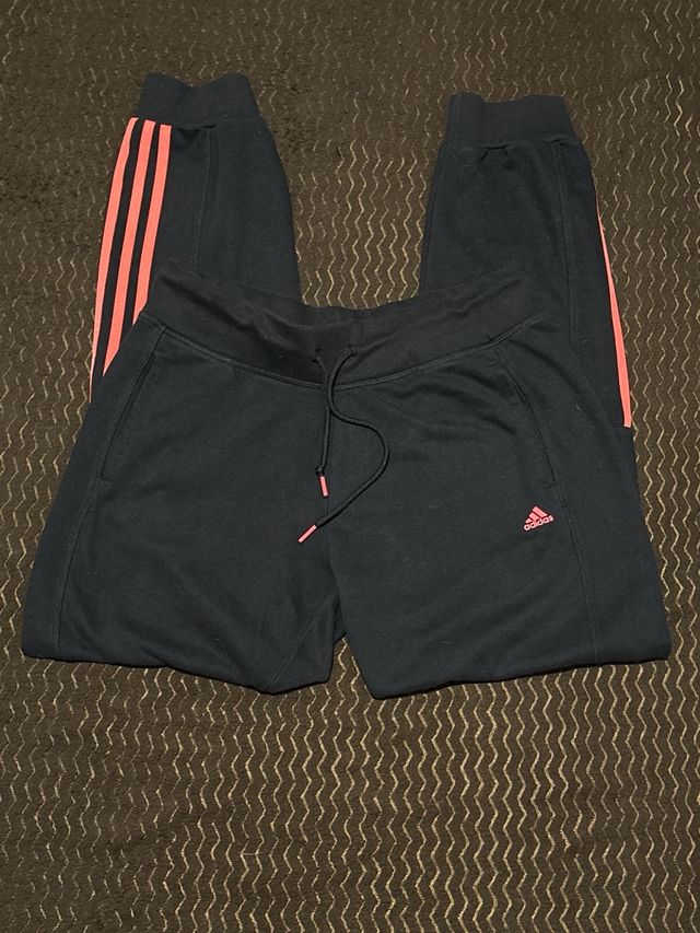 Chándal Adidas Negro y Rosa
