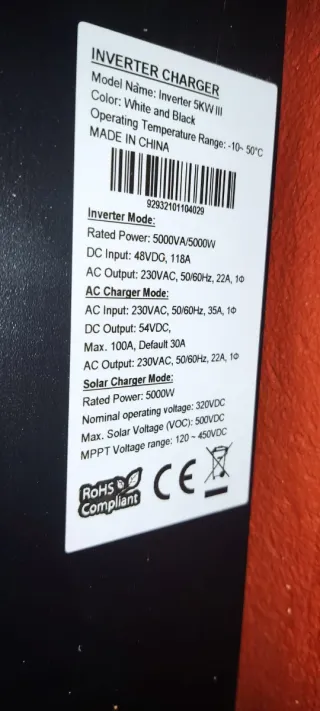 Generador Inversor y 2 Placas