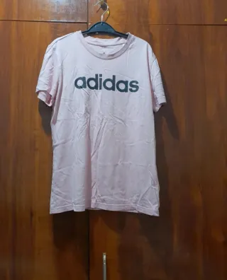Camiseta Adidas corta rosa Talla M