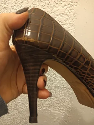 Zapatos tacón Gloria Ortiz piel coco