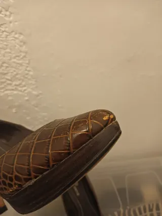 Zapatos tacón Gloria Ortiz piel coco