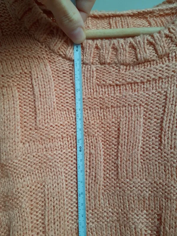 Jersey de lana tejido a mano invierno