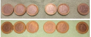 10 Monedas de un euro de España Juan Carlos I