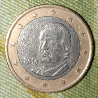 10 Monedas de un euro de España Juan Carlos I