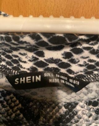 Body estampado serpiente manga larga