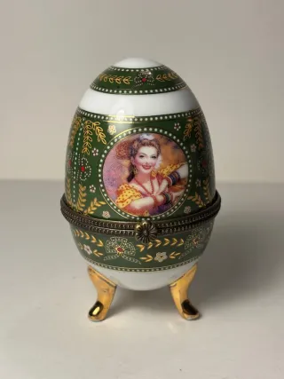 Uovo Limoges Porcellana da Collezione