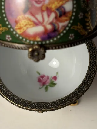 Uovo Limoges Porcellana da Collezione