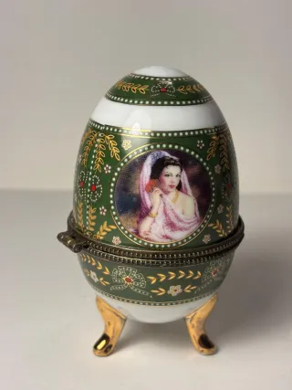 Uovo Limoges Porcellana da Collezione