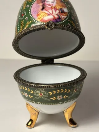 Uovo Limoges Porcellana da Collezione