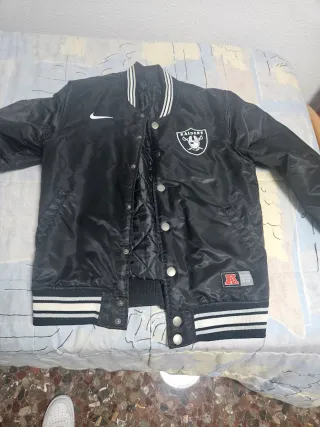 Chaqueta Raiders Nike Hombre Negra