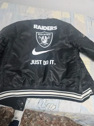 Chaqueta Raiders Nike Hombre Negra