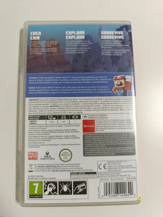 Minecraft Nintendo Switch