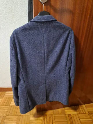 Americana Easy Wear Azul/Gris