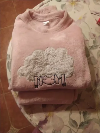 Pijama invierno mujer oveja rosa