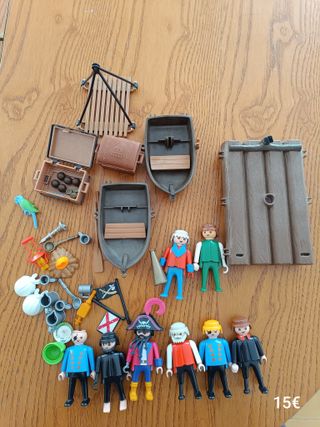 Playmobil Piratas Barco y Figuras