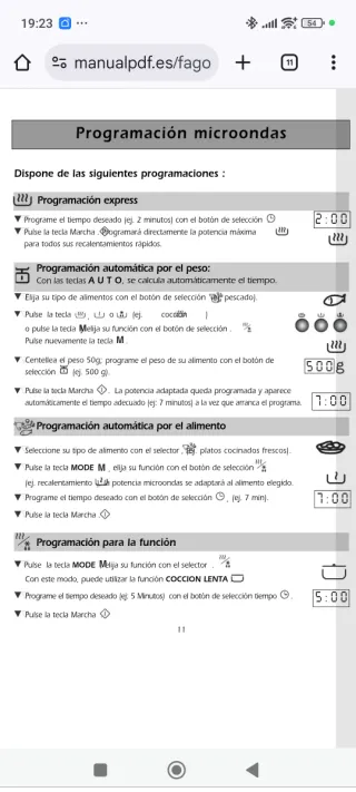 Microondas Fagor MW4 245 GEX Encastrable