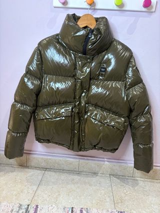Chaqueta Blauer Verde Oliva Brillante