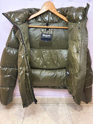 Chaqueta Blauer Verde Oliva Brillante