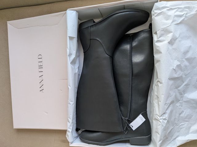 Botas Anna Field Talla 38 Negro