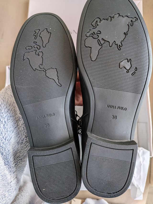 Botas Anna Field Talla 38 Negro