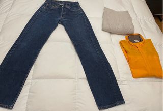 Jeans Levi's Azules 501 L27, W32